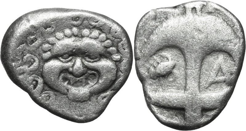 Continental Greece.Thrace, Apollonia Pontika.AR Drachm, second half of 4th cent....
