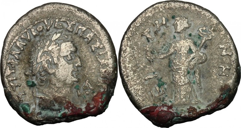 Vespasian (69-79).BI Tetradrachm, Alexandria mint, 69 (year 1).D/ Laureate head ...