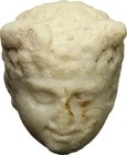 Winged head of Mercury.
 Roman Period, 1st-3rd century AD.
 24 mm high.