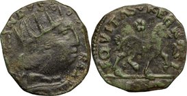 Italy.Ferdinand I of Aragon (1458-1494).Cavallo, Aquila mint.CNI 229/251. MIR 95.AE.g. 1.81 mm. 17.50VF.