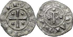 Italy.Federico II (1197-1250).MI Denaro, Brindisi mint, 1249.B. 473.MI.g. 0.81 mm. 16.00NC.VF.