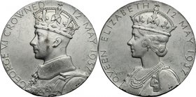 Great Britain.George VI (1936-1952).AR Medal, 1937.D/ Bust left.R/ Bust of Queen Elizabeth (the "Queen Mum") left.Eimer 2046.AR.g. 15.54 mm. 32.00EF.F...