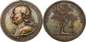 Italy.Giovanni Girolamo Sbaraglia (1641-1710), Doctor and Anatomist.Struck medal for the death, Bologna mint.Forrer V, p. 312. Brettauer 1022.AE. mm. ...