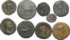 The Roman Empire.Lot of 9 AE coins.AE.