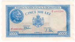 Banknoten
Ausland
Rumänien
30 X 5000 Lei 28.7.1943. I bis III