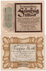 Banknoten
Die deutschen Banknoten ab 1871 nach Rosenberg
Deutsches Reich, 1871-1945
2 Stück: 50 Mark 20.10.1918. "Trauerschein" und 30.11.1918 "Eie...