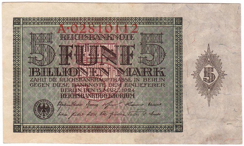Banknoten
Die deutschen Banknoten ab 1871 nach Rosenberg
Deutsches Reich, 1871...