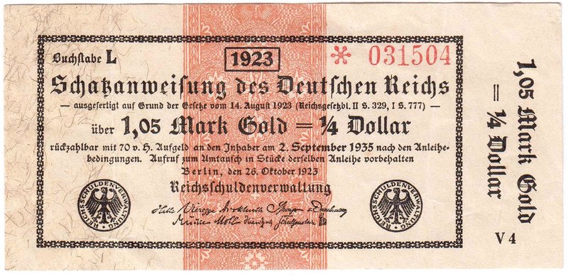 Banknoten
Die deutschen Banknoten ab 1871 nach Rosenberg
Deutsches Reich, 1871...