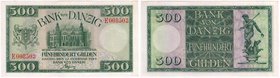 Banknoten
Die deutschen Banknoten ab 1871 nach Rosenberg
Deutsches Reich, 1871-1945, Deutsche Kolonien und Nebengebiete, Danzig, Freie Stadt
500 Gu...