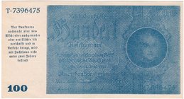 Banknoten
Die deutschen Banknoten ab 1871 nach Rosenberg
Deutsches Reich, 1871-1945, Notausgaben, Frühjahr 1945
100 Reichsmark 24.6.1935. I-