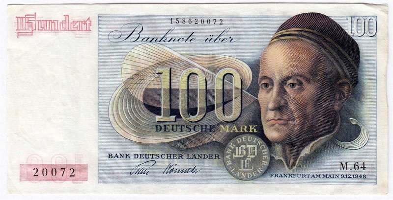 Banknoten
Die deutschen Banknoten ab 1871 nach Rosenberg
Westliche Besatzungsz...