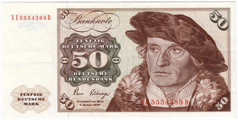 Banknoten
Die deutschen Banknoten ab 1871 nach Rosenberg
Westliche Besatzungsz...