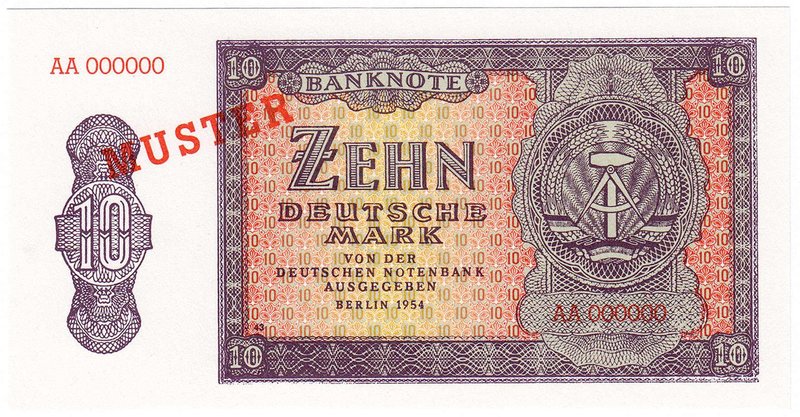 Banknoten
Die deutschen Banknoten ab 1871 nach Rosenberg
Sowjetische Besatzung...