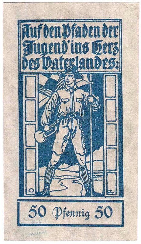 Banknoten
Deutsches Notgeld und KGL
Altenwied
Pfadfinderhorst. 50 Pf. ohne Da...