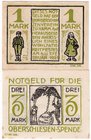 Banknoten
Deutsches Notgeld und KGL
Hamm
Bürgerschützenverein. 1 und 3 Mark. II, Stockflecken
