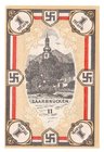 Banknoten
Deutsches Notgeld und KGL
Honnef a. Rhein
1 Mark 1922. Schutz- und Trutzbund Ostermond. Rheinischer Gautag. Bild 11 Saarbrücken.
I