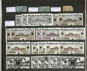 Banknoten
Lots
Deutschland, Lots von deutschen Notgeldscheinen
Über 1400 Verkehrsausgaben aus Niedersachsen im original Notgeld-Album. Gespickt mit...