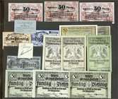 Banknoten
Lots
Deutschland, Lots von deutschen Notgeldscheinen
Ca. 1600 Notgeldscheine aus Westfalen und Lippe, davon ca. 1100 Verkehrsausgaben und...