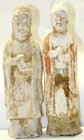 CHINA und Südostasien
China
Varia
2 Terrakotta-Skulpturen, wohl 19. Jh. Mönche mit Kapuzengewändern, die Fäuste übereinandergelegt. Höhe jeweils 25...
