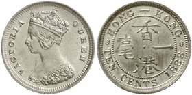 CHINA und Südostasien
Hongkong
Victoria, 1860-1901
10 Cents 1888. fast Stempelglanz