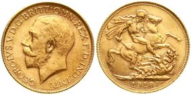 CHINA und Südostasien
Indien
Georg V., 1911-1936
Sovereign GOLD 1918 I. Bombay 7,99 g. 917/1000.
prägefrisch/fast Stempelglanz