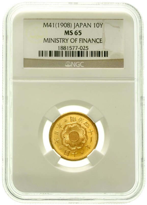 CHINA und Südostasien
Japan
Mutsuhito (Meiji), 1867-1912
10 Yen GOLD Jahr 41 ...