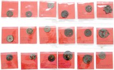 CHINA und Südostasien
Korea
Amulette
Sammlung von 18 verschiedenen Bronzegussamuletten, meist "open work" in versch. Formen. Alle ausführlich besti...