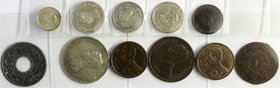 CHINA und Südostasien
Thailand
Lots
11 Münzen des 19. Jh., auch bessere Typen. Besichtigen. schön bis sehr schön