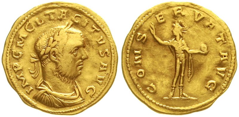 Römische Goldmünzen
Kaiserzeit
Tacitus, 275-276
Aureus 275/276, Antiochia ? D...