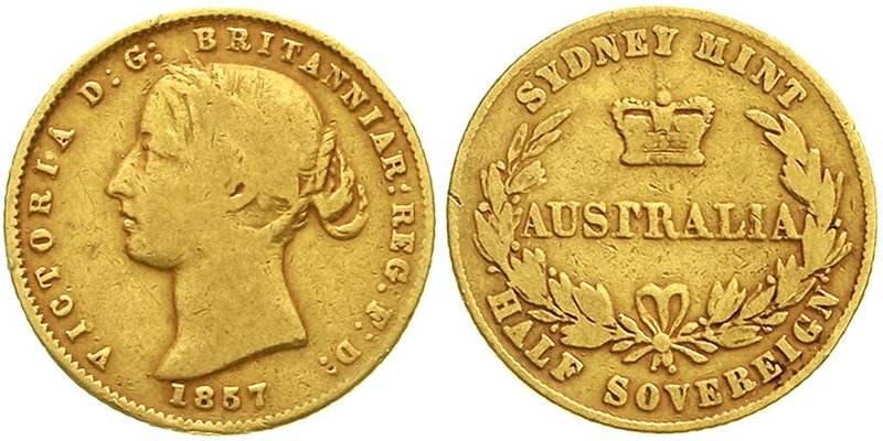 Ausländische Goldmünzen und -medaillen
Australien
Victoria, 1837-1901
1/2 Sov...