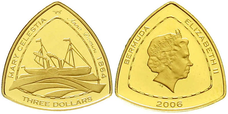Ausländische Goldmünzen und -medaillen
Bermuda
Britisch, seit 1620
3 Dollars ...