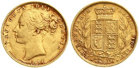 Ausländische Goldmünzen und -medaillen
Grossbritannien
Victoria, 1837-1901
Sovereign 1851. 7,99 g. 917/1000.
sehr schön/vorzüglich, winz. Randfehl...