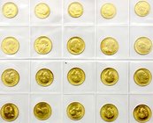 Ausländische Goldmünzen und -medaillen
Grossbritannien
Lots
Kleine Sammlung von 20 Goldmünzen Großbritannien und Commonwealth ab 1889. 15 X Soverei...