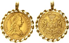 Gold der Habsburger Erblande und Österreichs, Haus Habsburg, Josef II. als Mitregent, 1765-1780
Dukat 1764, Wien. Sog. Königsdukat. In alter Goldfass...
