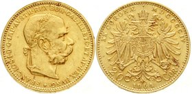 Gold der Habsburger Erblande und Österreichs, Haus Habsburg, Franz Joseph I., 1848-1916
20 Kronen 1904. 6,78 g. 900/1000.
gutes vorzüglich