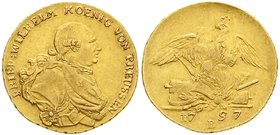 Altdeutsche Goldmünzen und -medaillen
Brandenburg-Preußen
Friedrich Wilhelm II., 1786-1797
Friedrichs d or 1797 B, Breslau. 6,67 g.
gutes vorzügli...
