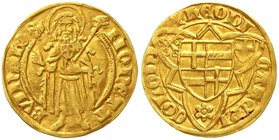 Altdeutsche Goldmünzen und -medaillen
Köln-Erzbistum
Dietrich II. von Moers, 1414-1463
Goldgulden o.J. (um 1415), Bonn. 3,46 g.
sehr schön, min. g...