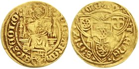 Altdeutsche Goldmünzen und -medaillen
Köln-Erzbistum
Philipp II. von Daun-Oberstein, 1508-1515
Goldgulden 1512, verm. Deutz. Prägung im Rheinischen...