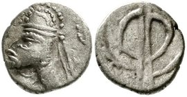 Altgriechische Münzen
Persien
Persis, Königreich, Unbekannter König, um 30 n. Chr
Hemidrachme um 30. Brb. mit Tiara l./ungedeutete Darstellung.
gu...