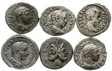Lots antiker Münzen
Römer
allgemein
6 Denare: L. Fourius Filus, Sev. Alexander, 3 X Elagabal, Gordian III.
schön/sehr schön bis sehr schön