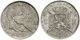 Ausländische Münzen und Medaillen
Belgien
Leopold II., 1865-1909
1 Franc 1880. 50 J. Unabhängigkeit.
vorzüglich, schöne Patina