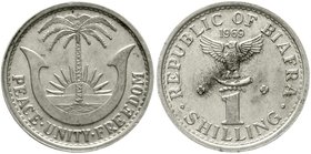 Ausländische Münzen und Medaillen
Biafra
Republik, 1968-1969
Shilling 1969. sehr schön/vorzüglich