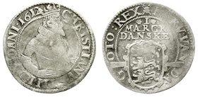 Ausländische Münzen und Medaillen
Dänemark
Christian IV., 1588-1648
1 Mark Danske 1612. fast sehr schön