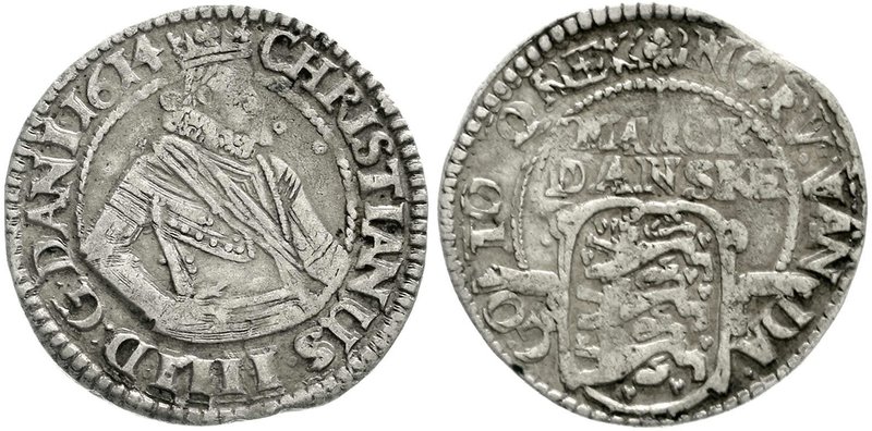 Ausländische Münzen und Medaillen
Dänemark
Christian IV., 1588-1648
Skilling ...