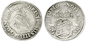 Ausländische Münzen und Medaillen
Dänemark
Christian IV., 1588-1648
1 Mark Danske 1616. sehr schön