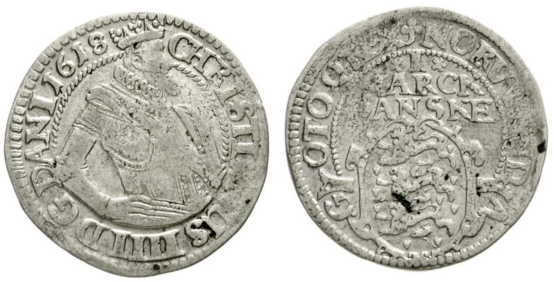 Ausländische Münzen und Medaillen
Dänemark
Christian IV., 1588-1648
1 Mark Da...