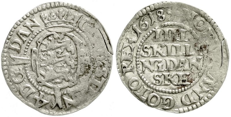 Ausländische Münzen und Medaillen
Dänemark
Christian IV., 1588-1648
IIII Skil...
