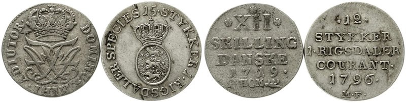 Ausländische Münzen und Medaillen
Dänemark
Frederik IV., 1699-1730
2 Stück: 1...