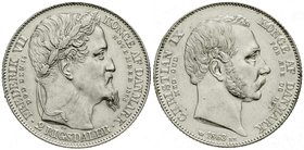 Ausländische Münzen und Medaillen
Dänemark
Christian IX., 1863-1906
2 Rigsdaler 1863 auf die Thronbesteigung.
vorzüglich, berieben