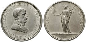 Ausländische Münzen und Medaillen
Frankreich
Konsulat unter Napoleon Bonaparte, 1799-1804
Silbermedaille AN IX (1801) von Bertrand Andrieu. Uniform...